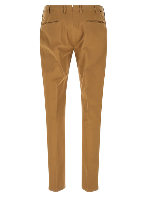 Incotex Brown Cotton Casual Pants