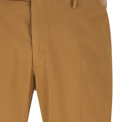 Incotex Brown Cotton Casual Pants