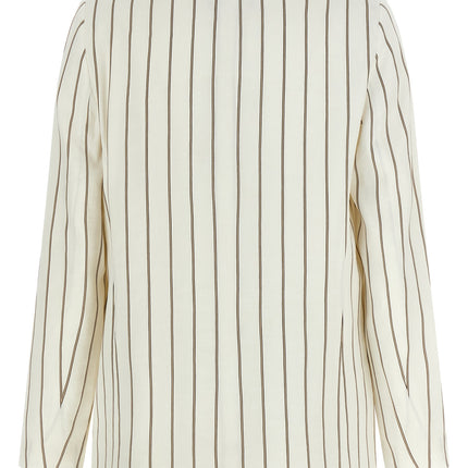 Peserico White Linen Blazer