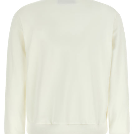 Peserico White Cotton Sweatshirt