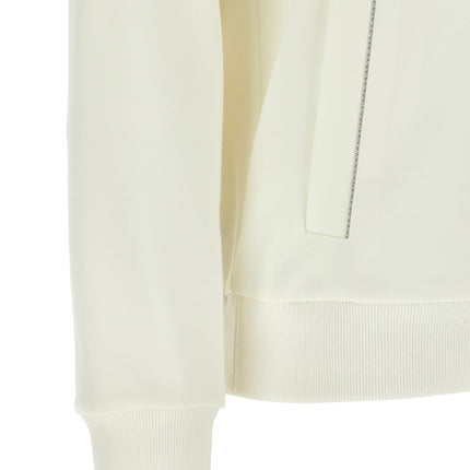 Peserico White Cotton Sweatshirt