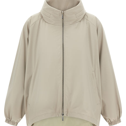 MooRER Gray Polyester Shell Jacket