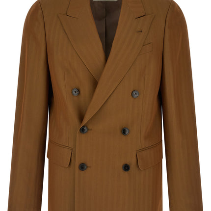 Dries Van Noten Brown Wool Blazer