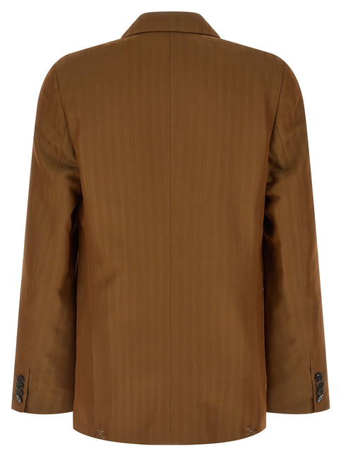 Dries Van Noten Brown Wool Blazer