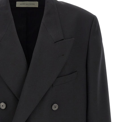 Dries Van Noten Black Wool Blazer