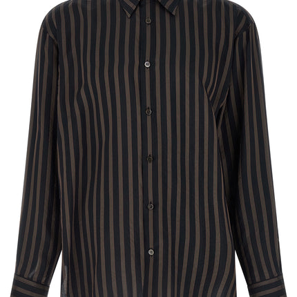 Dries Van Noten Black Copper Blouse