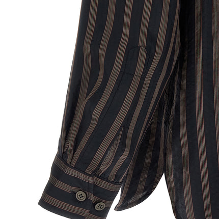 Dries Van Noten Black Copper Blouse