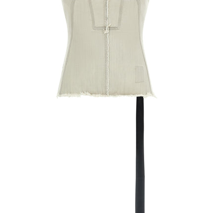 DRKSHDW Gray Cotton Tank Tops