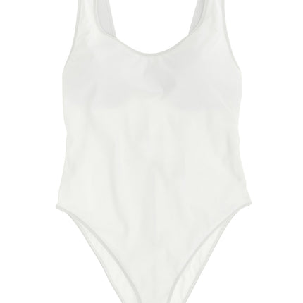 Brunello Cucinelli White Polyamide One-Piece Swimsuit