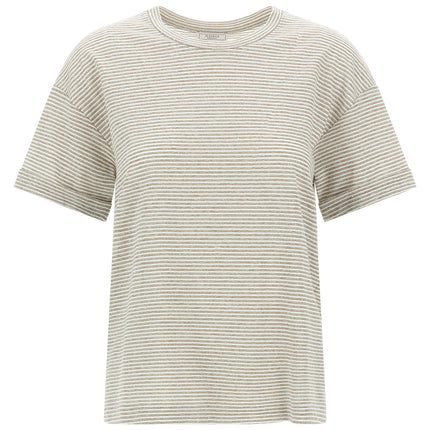 Peserico Beige Linen T-Shirt