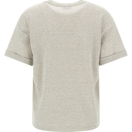 Peserico Beige Linen T-Shirt