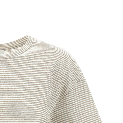 Peserico Beige Linen T-Shirt