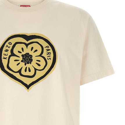 Kenzo Beige Cotton T-Shirt