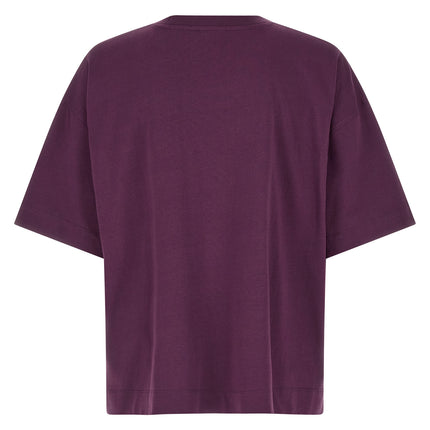 Dries Van Noten Purple Cotton T-Shirt