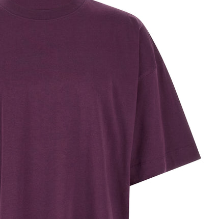 Dries Van Noten Purple Cotton T-Shirt