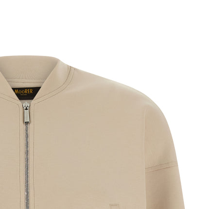 MooRER Beige Cotton Sweatshirt