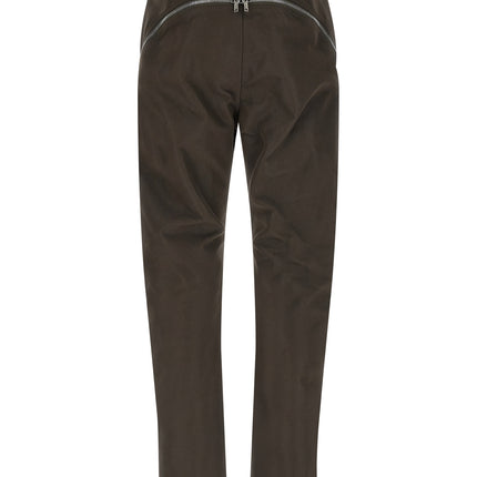 Rick Owens Brown Cotton Casual Pants