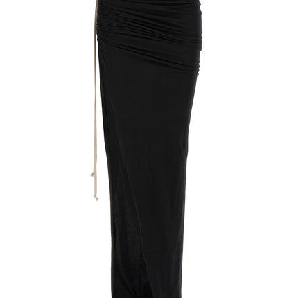 DRKSHDW Black Cotton Mini Skirt