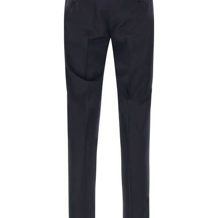 Incotex Blue Virgin Wool Dress Pants