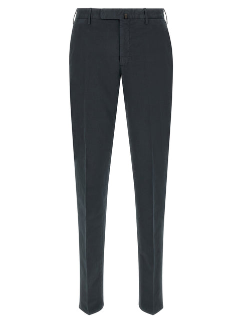 Incotex Blue Cotton Casual Pants