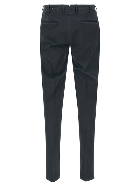 Incotex Blue Cotton Casual Pants