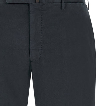 Incotex Blue Cotton Casual Pants