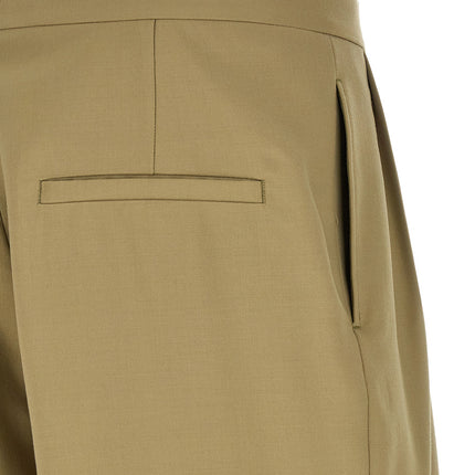 Dries Van Noten Bicolor Wool Casual Pants