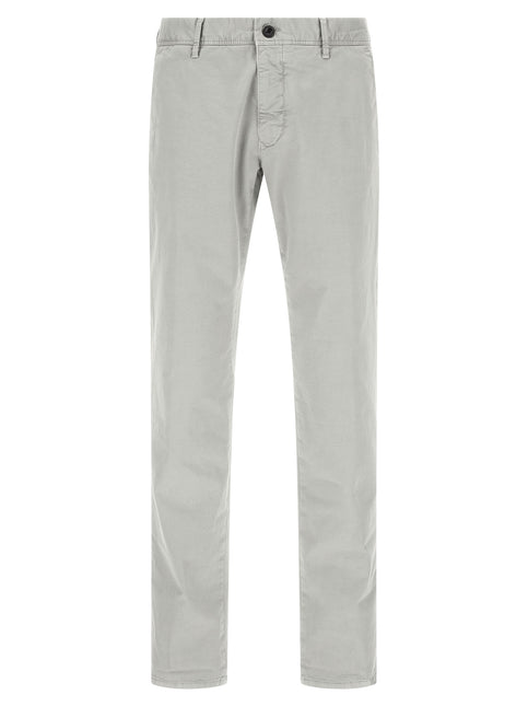 Incotex Gray Cotton Casual Pants