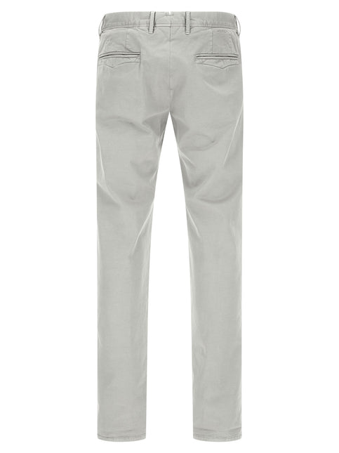 Incotex Gray Cotton Casual Pants