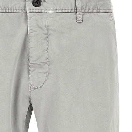 Incotex Gray Cotton Casual Pants