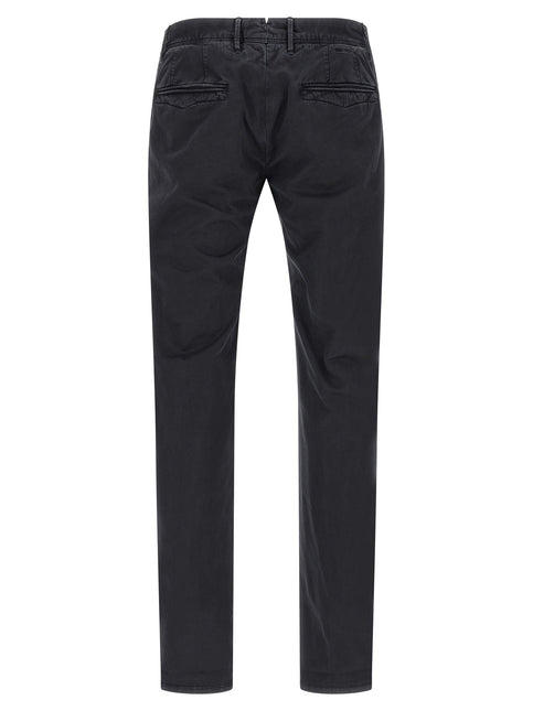 Incotex Blue Cotton Casual Pants