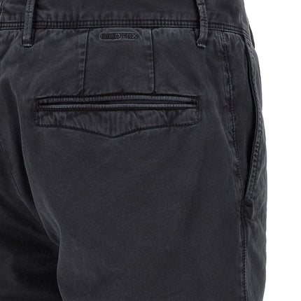 Incotex Blue Cotton Casual Pants