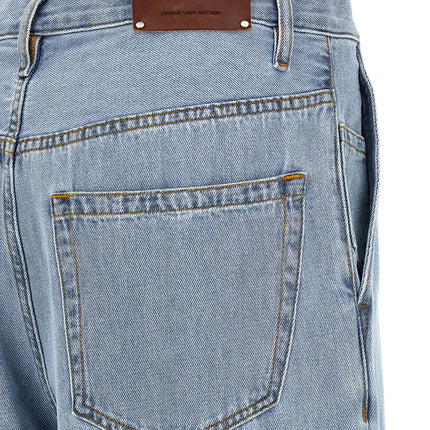 Dries Van Noten Blue Cotton Jeans Denim