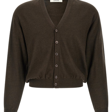 Lemaire Brown Marabou Cardigan