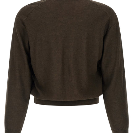 Lemaire Brown Marabou Cardigan