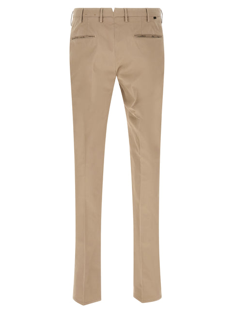 Incotex Beige Cotton Casual Pants