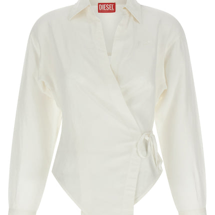 Diesel White Modal Blouse