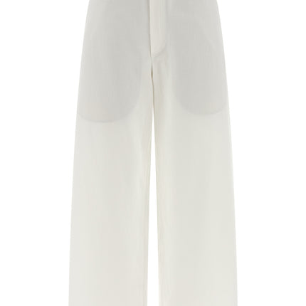 Brunello Cucinelli White Cotton Chino Pants