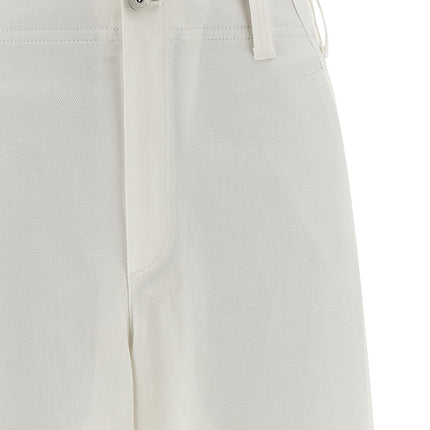 Brunello Cucinelli White Cotton Chino Pants