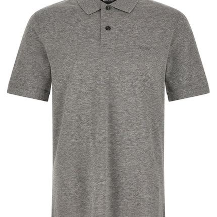 Hugo Boss Gray Cotton Polo Shirt