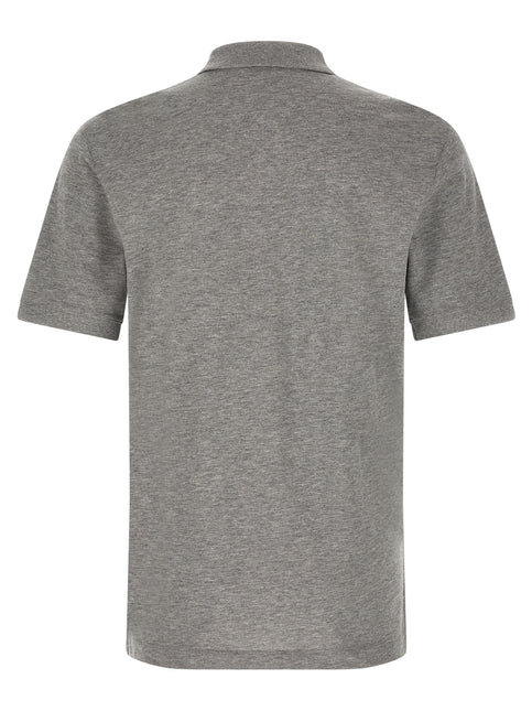 Hugo Boss Gray Cotton Polo Shirt