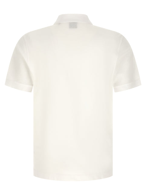 Hugo Boss White Cotton Polo Shirt Hugo Boss