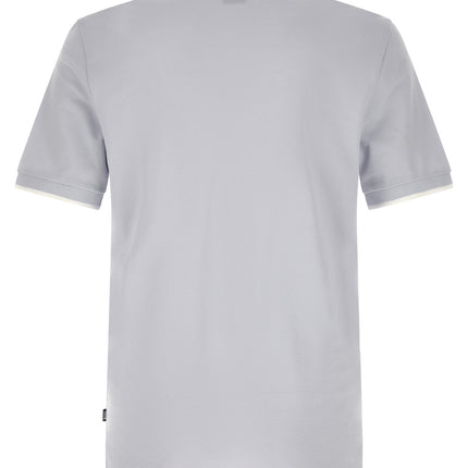 Hugo Boss Blue Cotton Polo Shirt