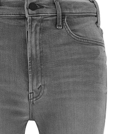 Mother Denim Gray Cotton Skinny Jeans