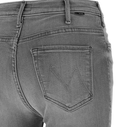Mother Denim Gray Cotton Skinny Jeans