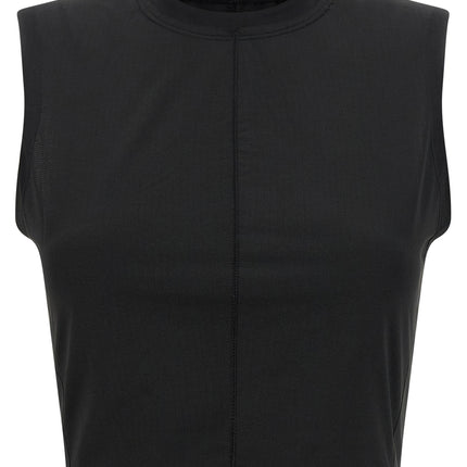 Y-3 Black Polyester Sport Bra