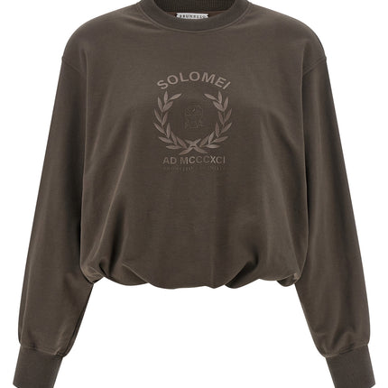 Brunello Cucinelli Brown Cotton Sweatshirt