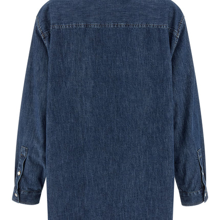 Valentino Garavani Blue Cotton Blouse