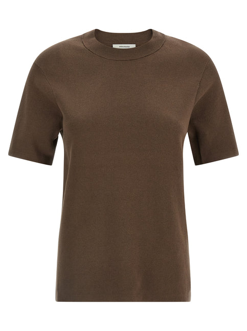 Entire Studios Brown Cotton T-Shirt