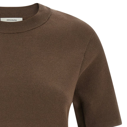 Entire Studios Brown Cotton T-Shirt